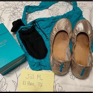Romantic Blush Tieks Size 9